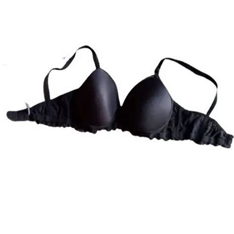 Cotton Blend Padded Ladies Foam Bra Black Size 30b At Rs 85 Piece In