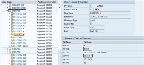 Extra Sub Segment E1EDP05 For Idoc Type ORDERS05 SAP Community