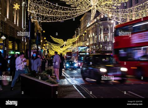 Regent Street London England November Photograph Of Regent