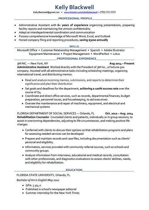 Mid Level Blue Resume Rg Resume Templates Resume Examples Professional Resume Examples