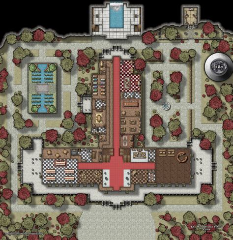 Dnd Mansion Battlemap