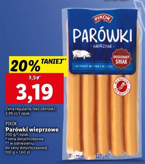 Promocja Par Wki Wieprzowe Pikok W Lidl