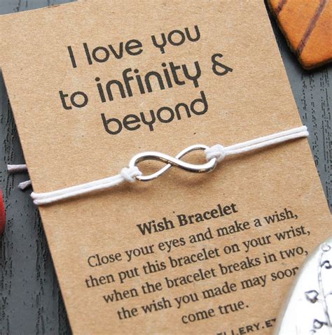 Infinity Wish Bracelet Valentines Day Gift For Her Infinity Etsy