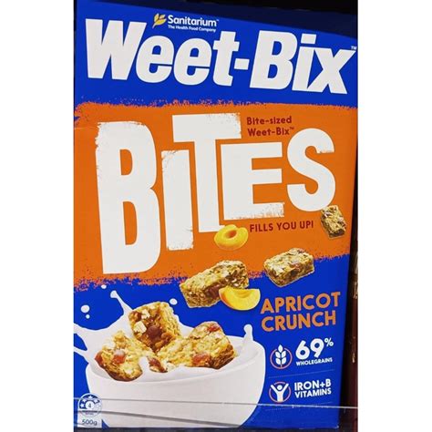 Sanitarium Weet Bix Bites Aprocpt Crunch 500g Shopee Malaysia