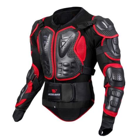 Moto Full Body Armure Veste Motocross Racing Spine Poitrine Protecto