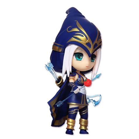 Lol League Ashe Plush Doll Action Figure Toy Car Furnishing Articles