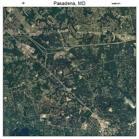 Aerial Photography Map of Pasadena, MD Maryland