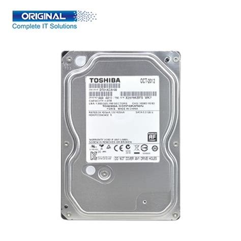 Toshiba 1TB SATA 7200 RPM Internal Desktop Hard Disk