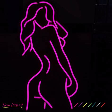 Woman Body Neon Led Sign Neon Signs Neon Led Signs Custom Neon Signs Neon District