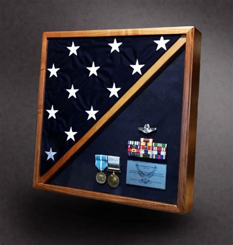 18x18 Shadow Box With 5x9 Flag Frame