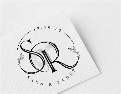 SR Wedding initials, logo & monogram on Behance | Wedding initials logo ...