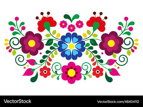 Mexican-embroidery-patterns-6-b Royalty Free Vector Image