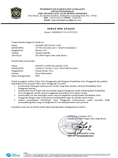 Surat Izin Atasan Pdf