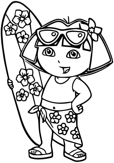 30 Desenhos De Dora Aventureira Para Pintar E Colorir Como Fazer Em Casa