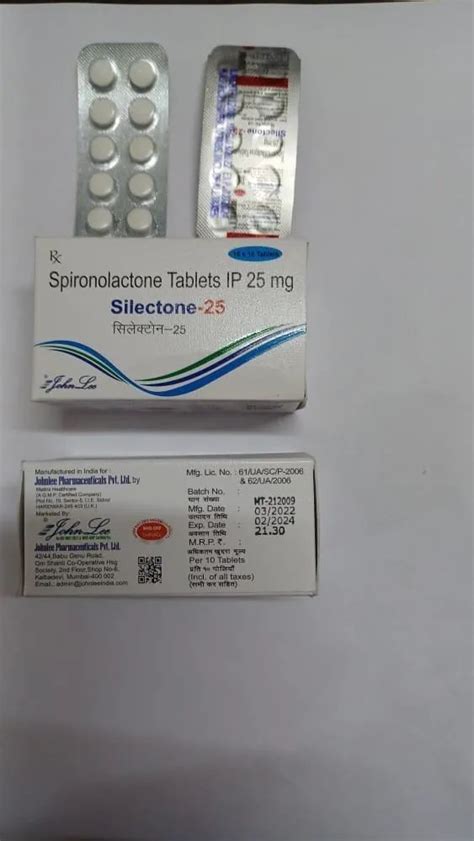 Spironolactone Tablets Ip 25 Mg At Rs 244 Stripe Pharmaceutical