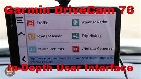 Garmin DriveCam 76 User Interface Full Walkthrough YouTube