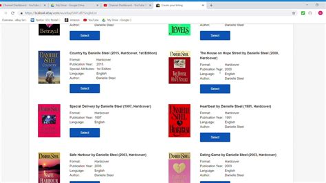 Selling Books On Ebay How To Create A Title And Listing For Books That