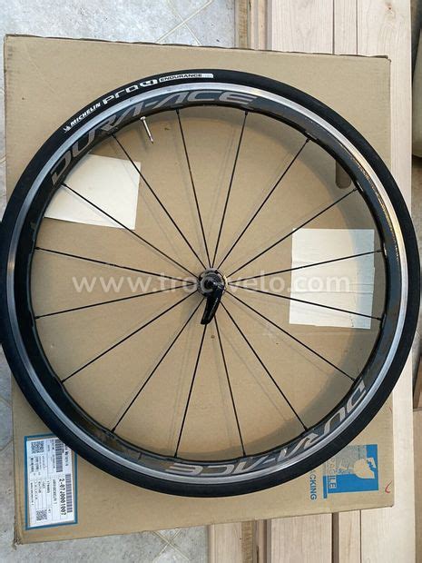 Paire de roues Shimano Dura Ace c40 carbone à boyaux occasion Réference