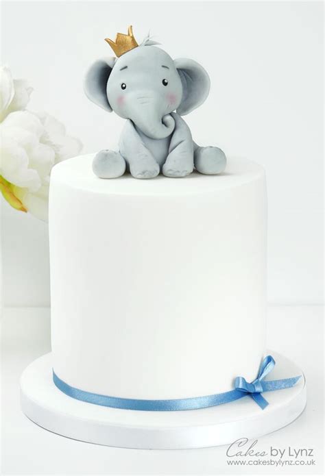 Baby Elephant Cake Topper Tutorial Cakes By Lynz