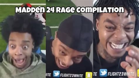 Flightreacts Madden 24 Rage Compilation Try Not To Laugh Challenge Ylyl Youtube