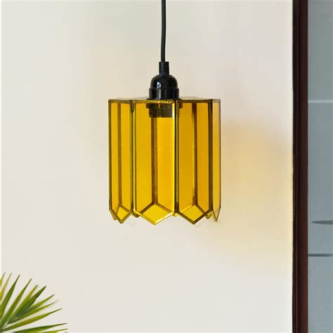 Buy Exclusivelane Glass And Iron Pendant Lights For Ceiling Hanging Lights Pendant Lamp Glass