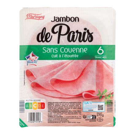 Le Marsigny Jambon De Paris Sans Couenne Bas Prix Chez Aldi