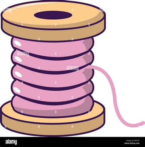 Spool Of Thread Icon Cartoon Style Stock Vector Image And Art Alamy