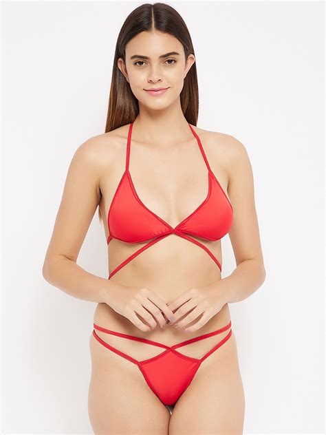 Buy SECRETS BY ZEROKAATA Women Halter Neck Lingerie Set Lingerie Set For Women 21933938 Myntra