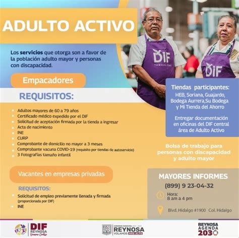 Llama Dif Reynosa A Registrarse A Programa Adultos En Acci N Dif