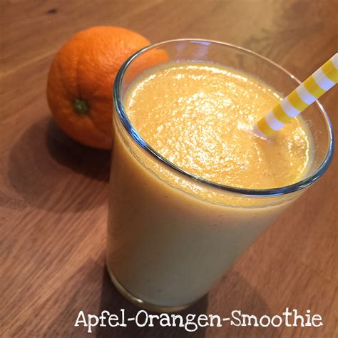 Apfel Orangen Smoothie 29daysofblogging No 4 Beas Gedankensprudler