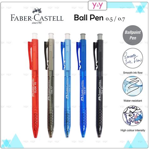 Faber Castell Ball Pen Click X Mm Click X Mm Click X Ball