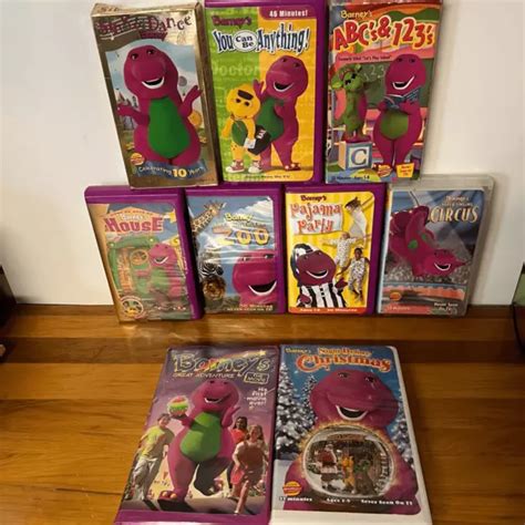 Barney Vhs Lot Eur 4272 Picclick Fr