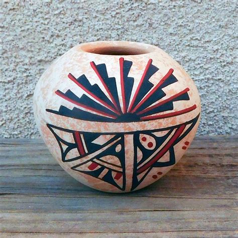 Native American Pottery Authentic Clay Pottery Jemez Pueblo Etsy