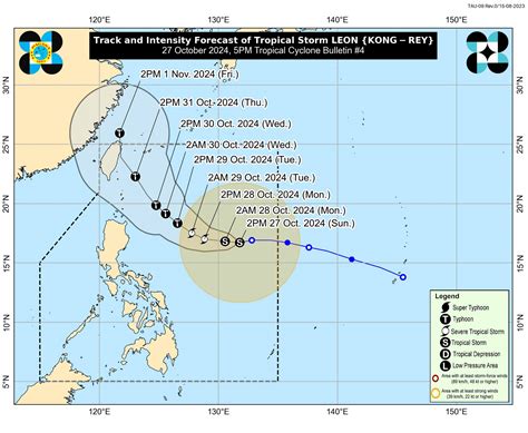 Leon May Develop Into Severe Tropical Storm Or Typhoon