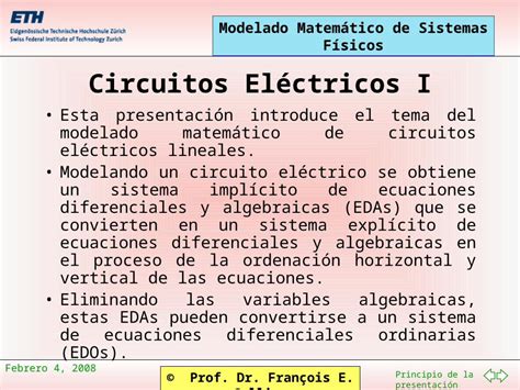 PPT Principio de la presentación Modelado Matemático de Sistemas