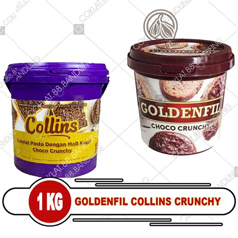 Jual Goldenfil Choco Crunchy Kg Spread Selai Cokelat Collins Choco