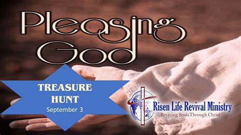 Pleasing God Treasure Hunt Daily Devotion Youtube