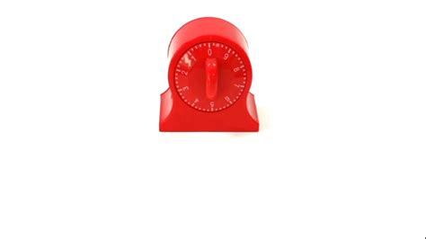 Minimalist Style Min Square Mechanical Timer Eco Friendly Plastic