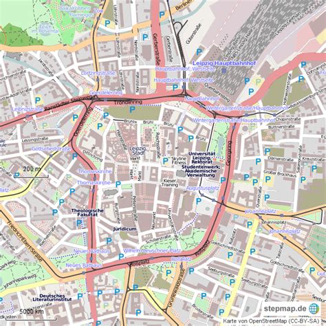 StepMap - Dresden_02 - Landkarte für Deutschland
