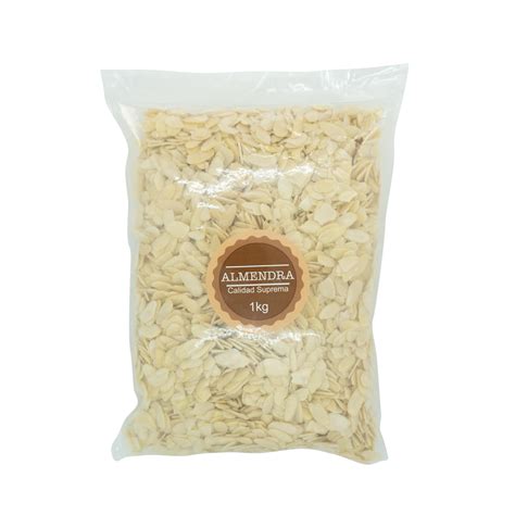 Almendra Fileteada SIN Cuticula Suprema 1 Kg AC Suprema