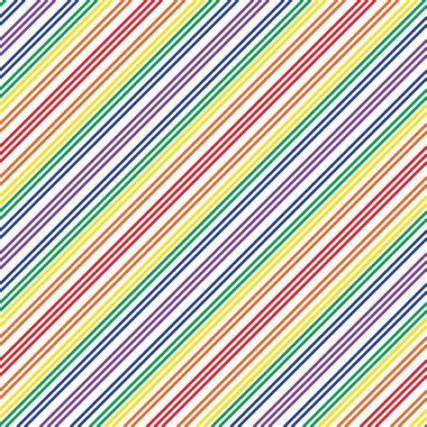 Rainbow Diagonal Stripes Background