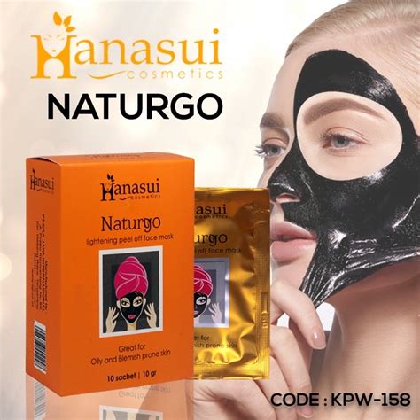 Jual Naturgo Hanasui Hitam Peel Of Mask Masker Wajah Black Murah