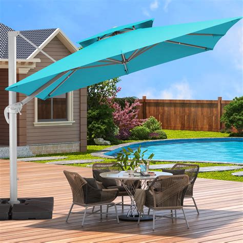 Buy Jearey 10ft All Aluminum Cantilever Patio Umbrella Deluxe Large