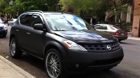 Matte Black Nissan Murano In Montreal Youtube