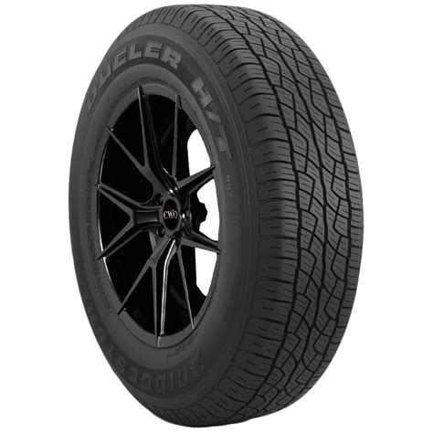 Qty 4 23555 18 Bridgestone Dueler Ht 687 100h Sl Black Wall Tires