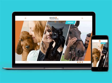 Kentucky Humane Society Website By Matt Zoeller On Dribbble