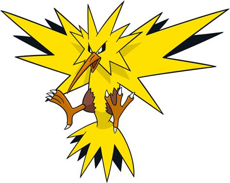 Zapdos official artwork gallery | Pokémon Database