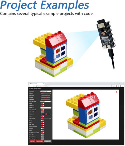 FREENOVE ESP32 S3 WROOM CAM Board compatible con Arduino IDE cámara