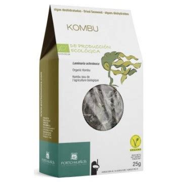 ALIMENTACION ALGAS PORTO MUINOS ALGA KOMBU BIO EN COPOS DESHIDRATADA