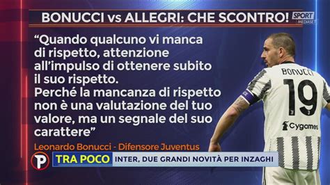 Juventus Allegri E Il Caso Bonucci Con Lui Chiari Da Febbraio